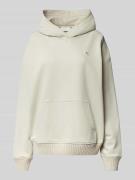 Hoodie met labelpatch