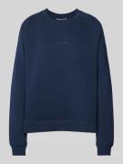 Sweatshirt met labelprint