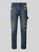 Comfort fit jeans in destroyed-look, model 'Jolando'