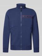 Sweatjack met labeldetail, model 'G-Style'