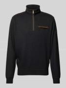 Sweatshirt met opstaande kraag