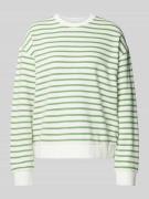 Sweatshirt met ribboorden