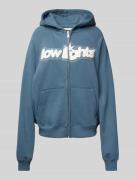 Oversized sweatjack met ritssluiting, model 'Starlight'