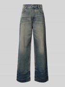 Baggy fit jeans in 5-pocketmodel met viscose