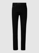 Straight fit jeans met stretch, model 'Denton'