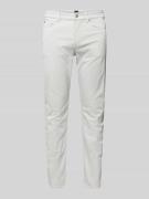 Slim fit stoffen broek met stretch, model 'Delaware'