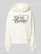 Hoodie met statementprint, model 'Harttbreaker'