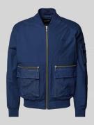 Blouson met labelstitching