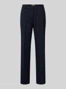 Straight leg pantalon met persplooien