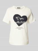 T-shirt met ronde hals, model 'VELLO'