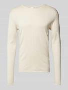 Gebreide pullover met ronde hals, model 'Rome'