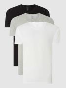 T-shirt met stretch in een set van 3 stuks