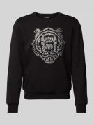 Sweatshirt met motiefprint