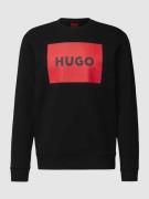 Sweatshirt met labelprint, model 'Duragol'