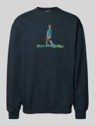 Regular fit sweatshirt met ronde hals, model 'HUNT'