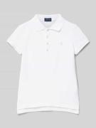 Regular fit poloshirt met logostitching