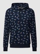 Hoodie met all-over print, model 'LOVE'