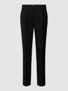 Slim fit broek in effen design