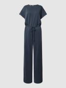 Jumpsuit met strikceintuur, model 'Axton'