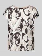 Blouseshirt met all-over-print