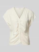 Blouse met V-hals