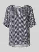 Blouseshirt met ronde hals