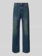 Essentials baggy jeans met vintage wassing en tint