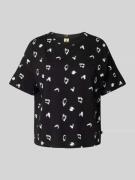 T-shirt met all-over motief