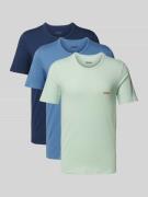 Regular fit T-shirt met ronde hals in een set van 3 stuks