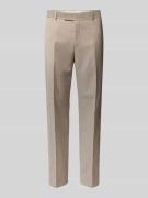 Regular fit pantalon met riemlussen, model 'Melwin2'