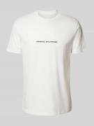 T-shirt met labelprint