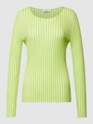 Gebreide pullover met streepmotief