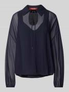 Regular fit blouse met platte kraag, model 'VALDAI'