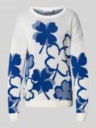 Gebreide pullover met ronde hals, model 'OLESSYAA CLOVER'