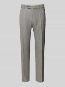 Slim fit pantalon met persplooien