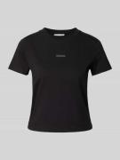 Regular fit T-shirt met labelpatch