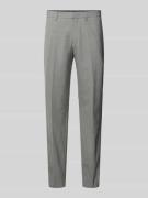 Slim fit pantalon met pied-de-poule-motief, model 's.O ULTIMATE'