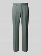 Slim fit pantalon met persplooien, model 'Lenon'