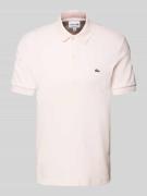 Regular fit poloshirt met labeldetail