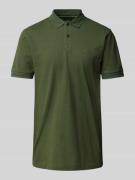 Poloshirt met labeldetail