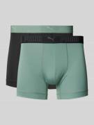 Boxershort met labeldetail in een set van 2 stuks