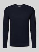 Gebreide pullover met ronde hals