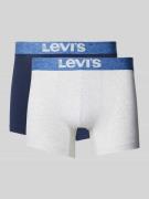 Boxershort met elastische band met logo in een set van 2 stuks