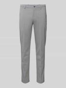 Slim fit stoffen broek met stretch, model 'CiBrody'