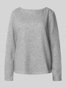 Regular fit sweatshirt van onderhoudsarme polyestervezels