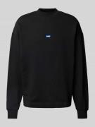 Sweatshirt met opstaande kraag, model 'Nedro'