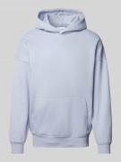 Hoodie met licht verbrede schouders, model 'DAN LIFE'