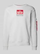 Sweatshirt met ronde hals