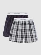 Slim fit boxershorts van katoen, set van 2 stuks