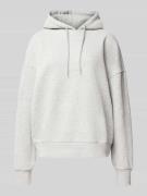 Oversized hoodie met ribboorden